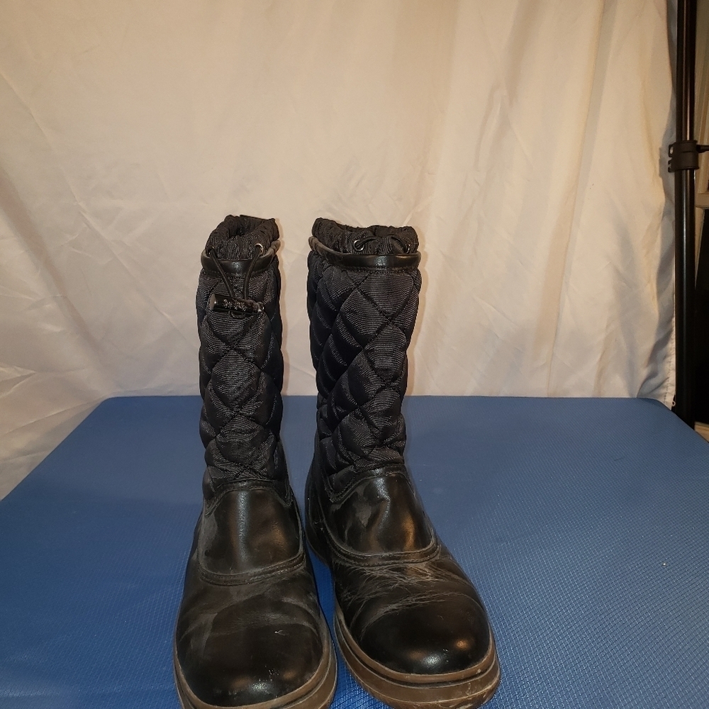 Ladies COACH Samara Snow Boots in Black - 7.5 - Picture 4 of 6